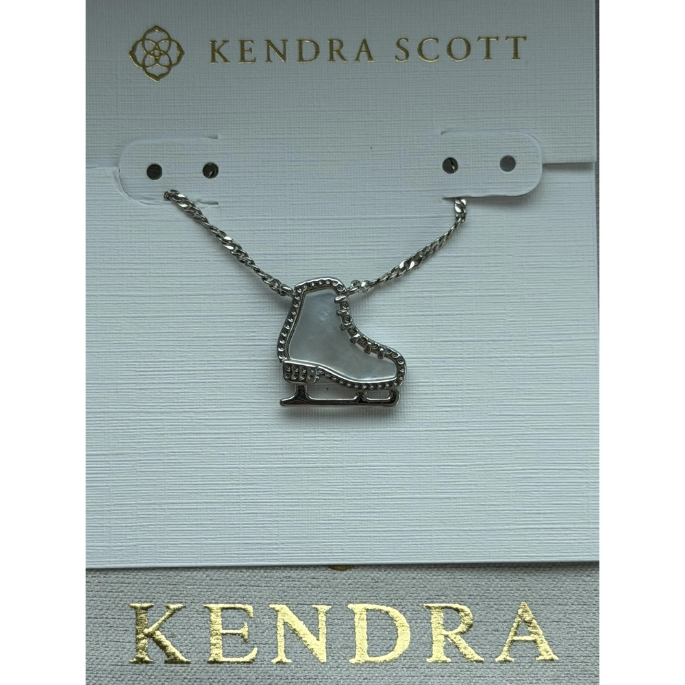 Kendra Scot White Pendant Necklace